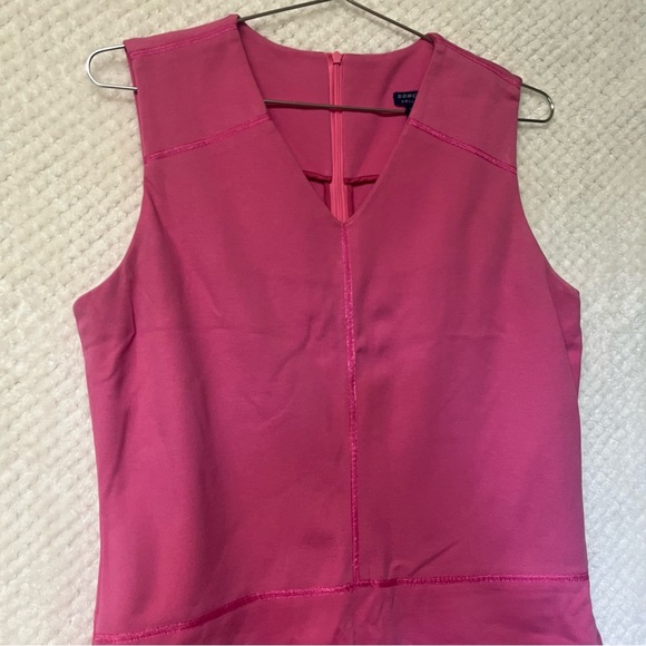 Doncaster Collection Sheath Dress Sleeveless V-Neck Pink Sz 10 - Picture 3 of 6